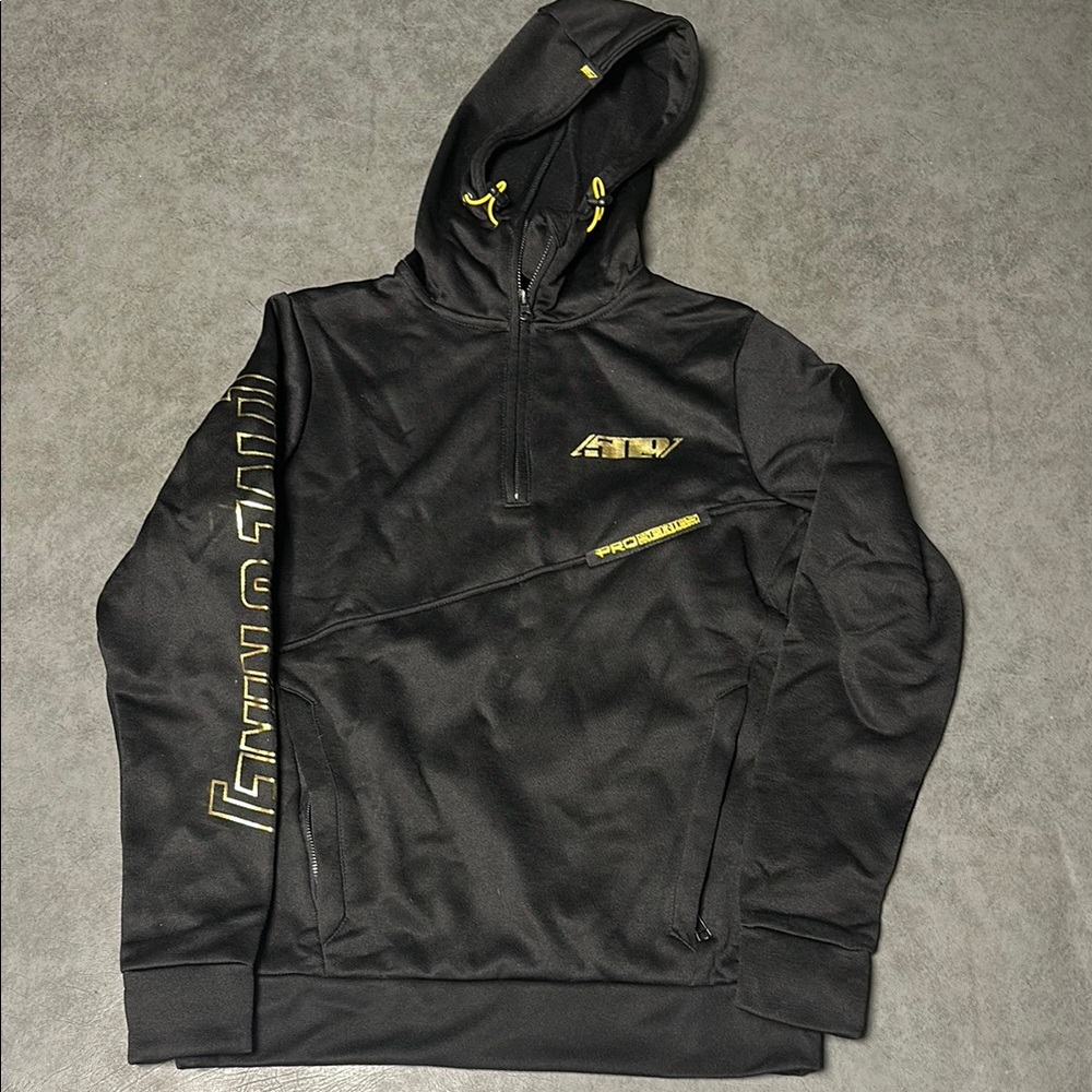 509 Black and Gold Pullover Hoodie